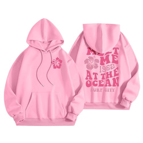 トップス MSCHF washed pink hoodie Amazon.com: Pismo Beach Womens Graphic Hoodies Long Sleeve